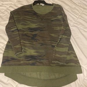 Camouflage long sleeve shirt